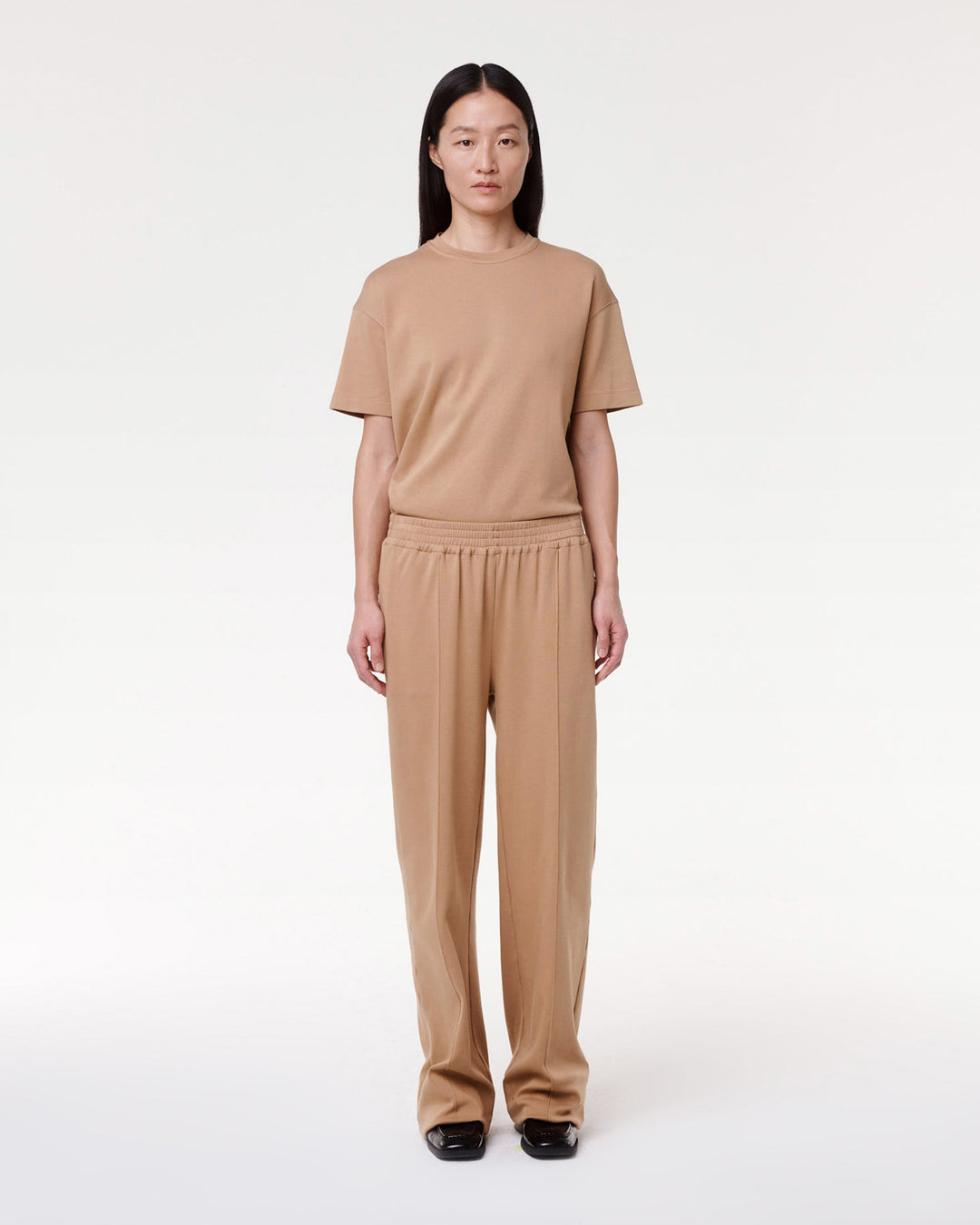 Luxe Seamed Short Sleeve