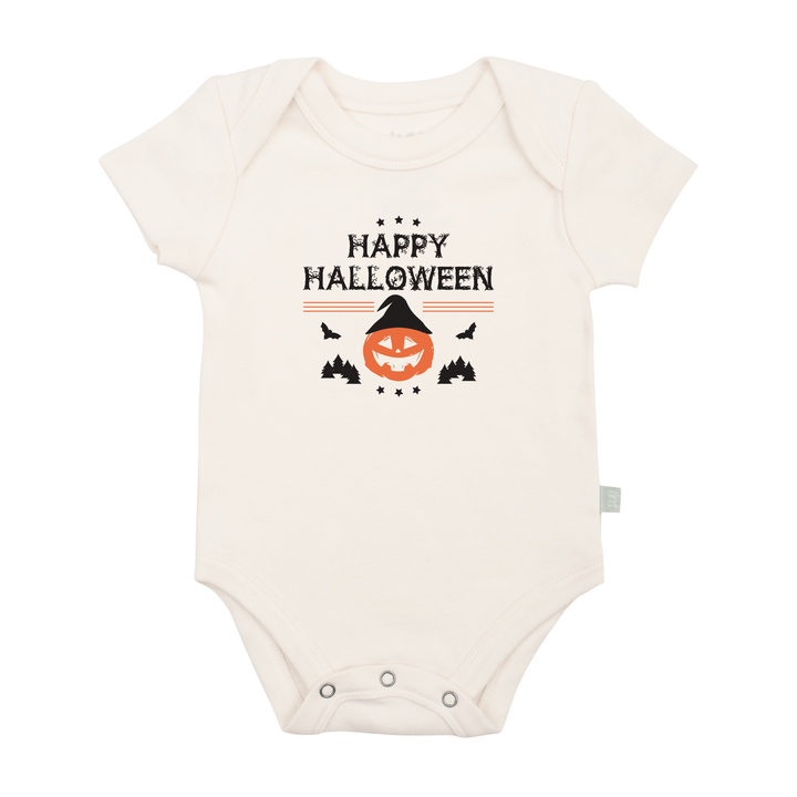 graphic bodysuit | halloween pumpkin