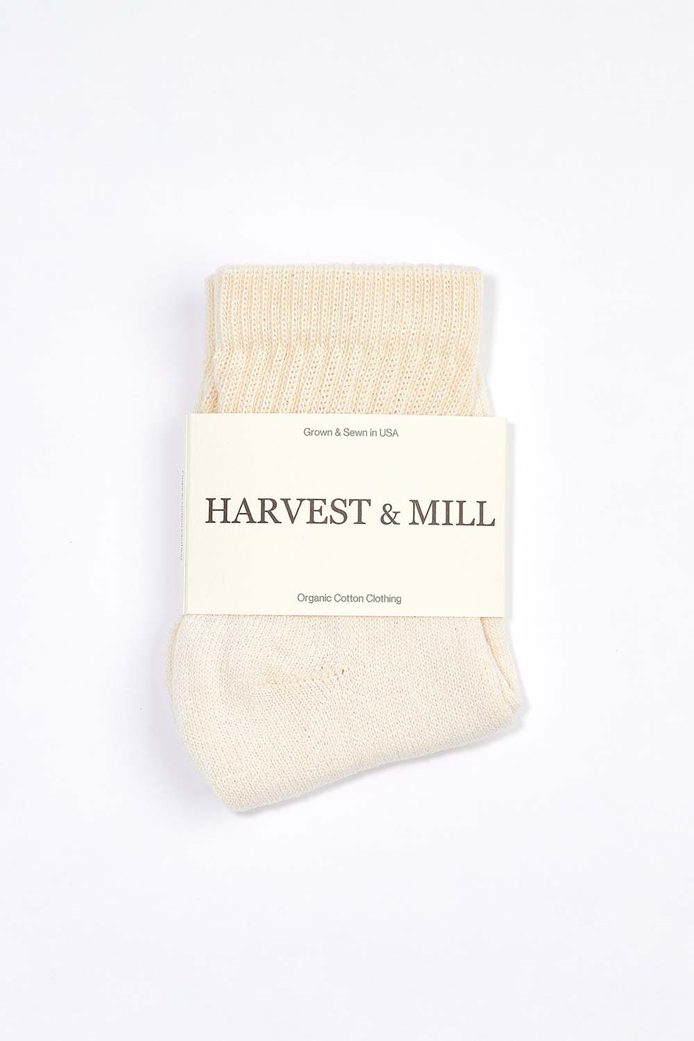 Men's 3 Pack Organic Cotton Socks Natural-White Ankle