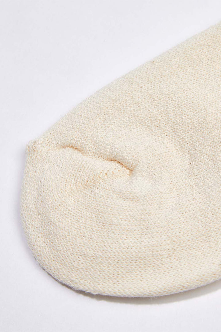 Men's 3 Pack Organic Cotton Socks Natural-White Ankle