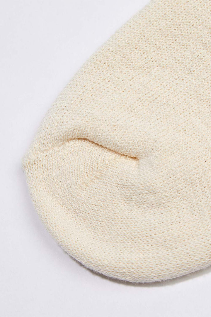 Men's 6 Pack Organic Cotton Socks Natural-White Crew