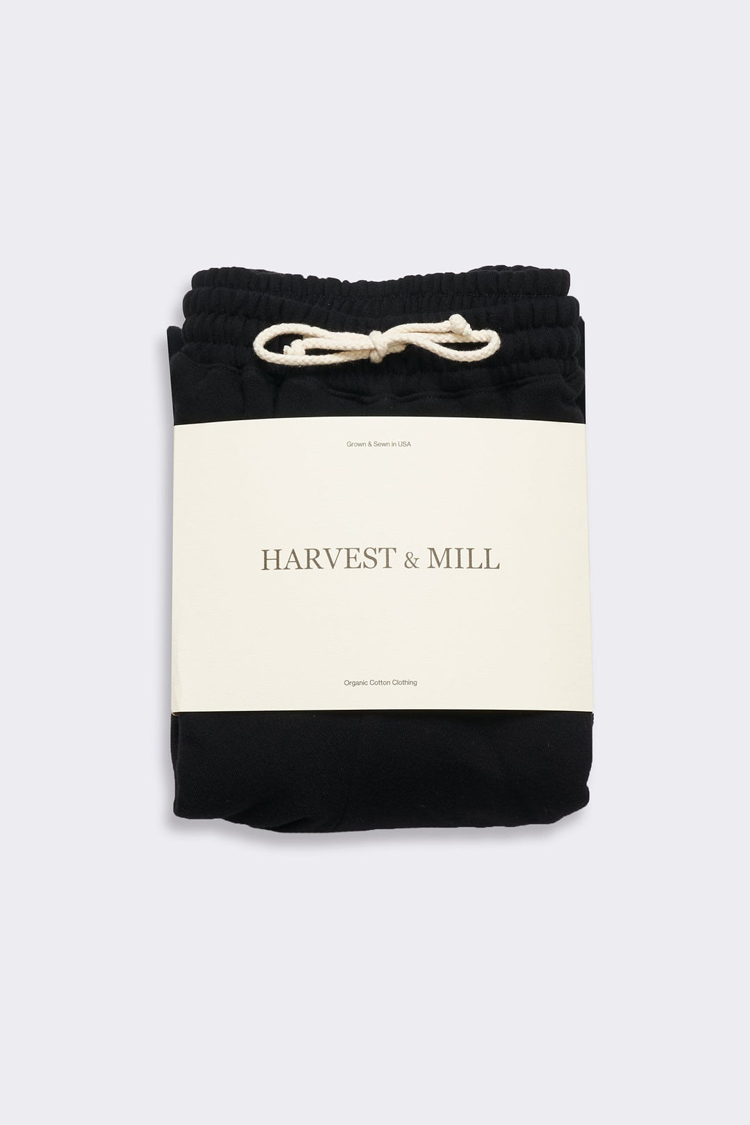 Women's Organic Heavyweight Fleece Sweatpants in Black