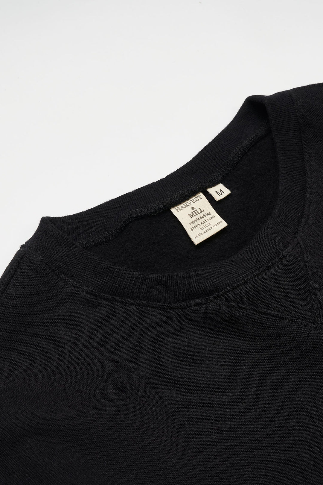 Women's Organic Heavyweight Crew Sweatshirt in Black