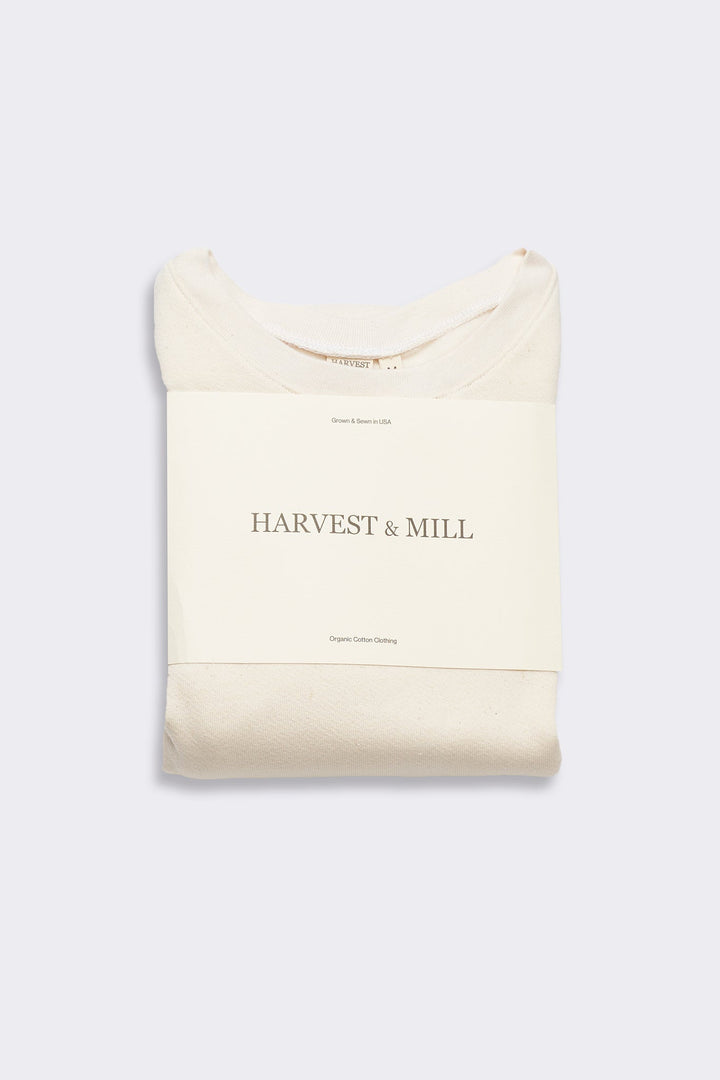 Women's Organic Heavyweight Crew Sweatshirt in Natural