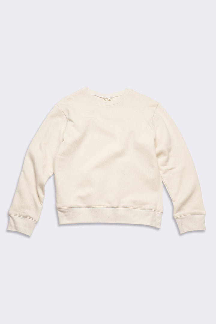 Men's Organic Heavyweight Crew Sweatshirt in Natural