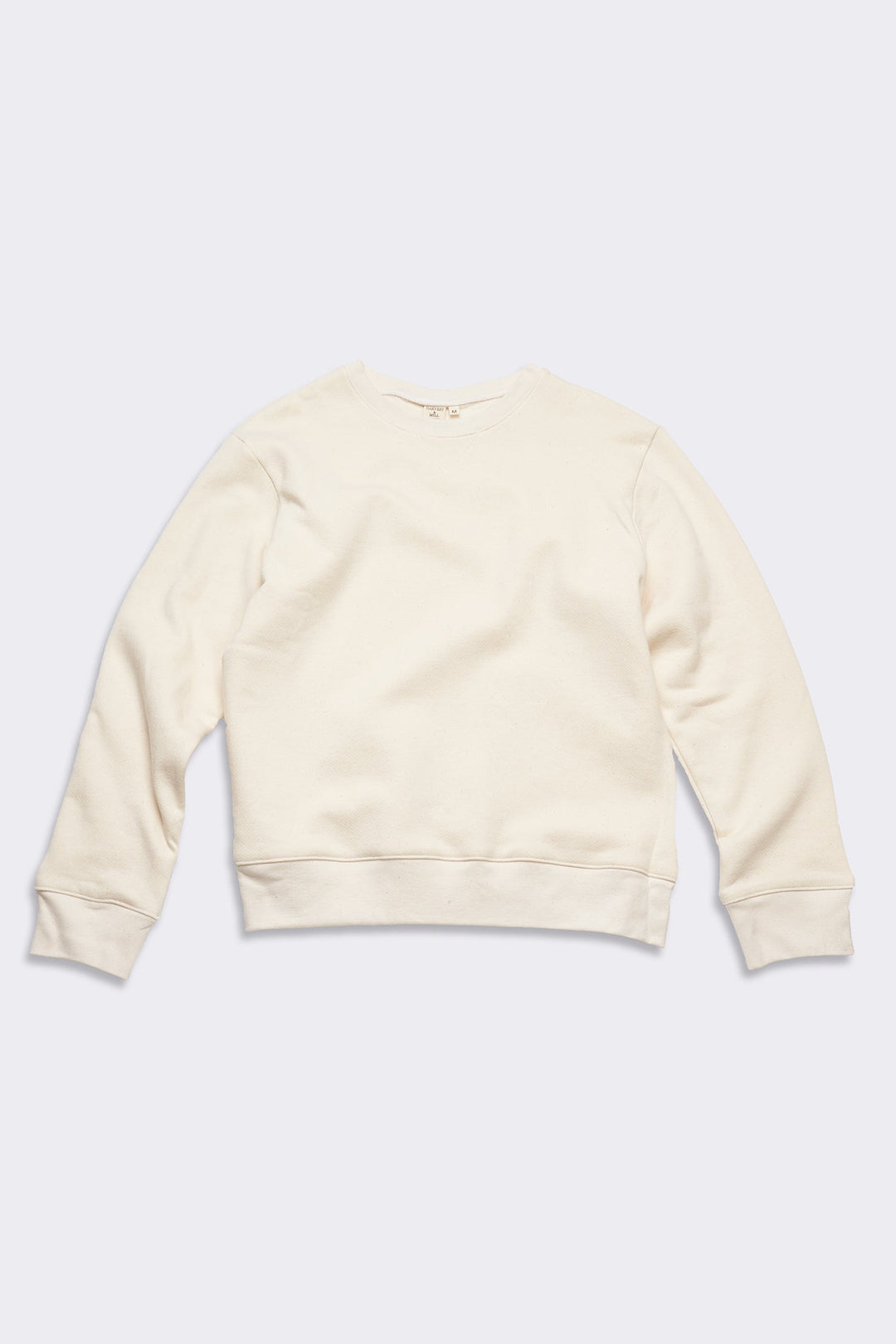 Women's Organic Heavyweight Crew Sweatshirt in Natural