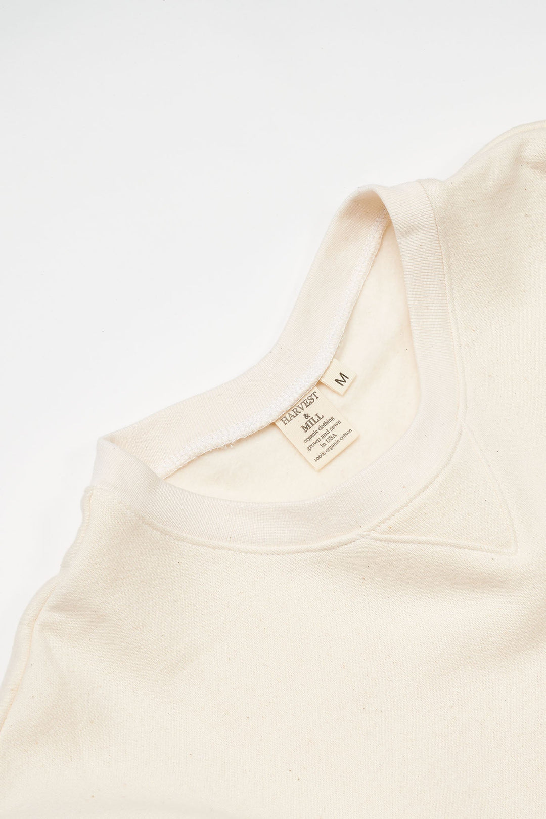 Women's Organic Heavyweight Crew Sweatshirt in Natural