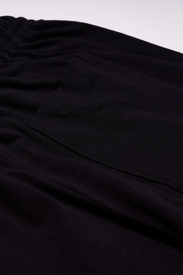 Men's Organic Straight Leg Lounge Pants in Black