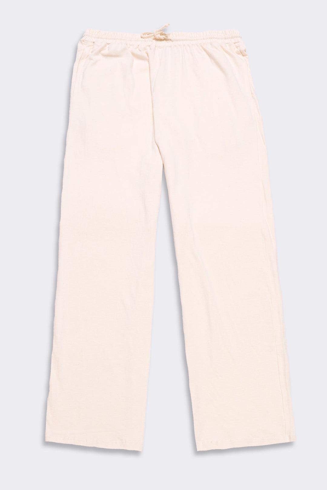 Women's Organic Straight Leg Lounge Pants in Natural