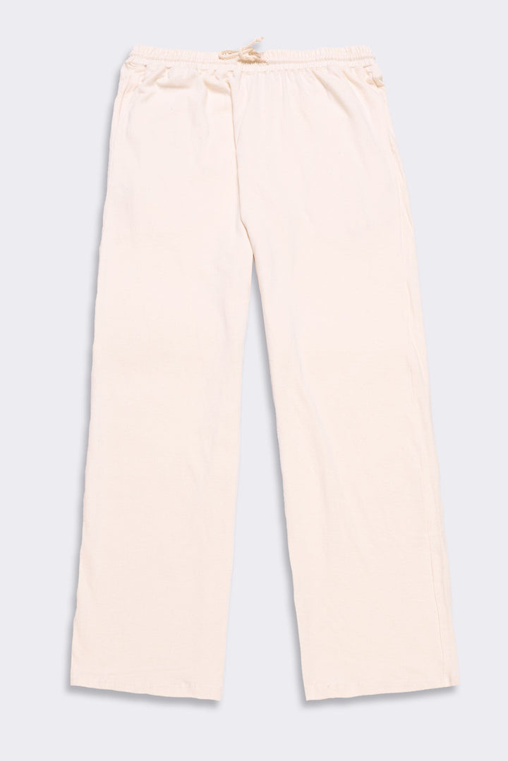 Women's Organic Straight Leg Lounge Pants in Natural