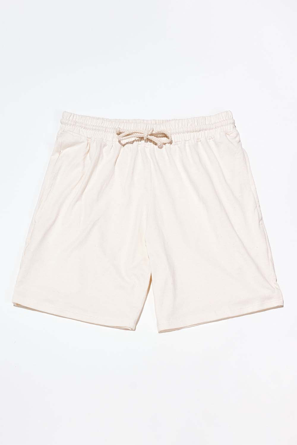 Men's Organic Natural Pack: Athletic Shorts + Men's Crew Tee