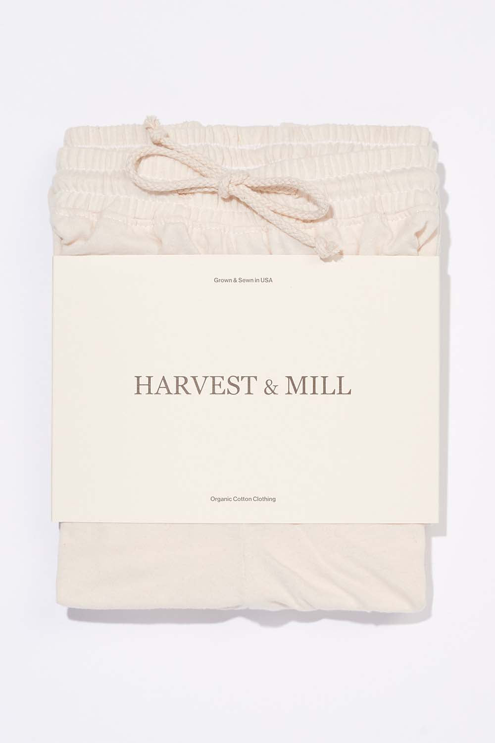Men's Organic Natural Pack: Athletic Shorts + Men's Crew Tee