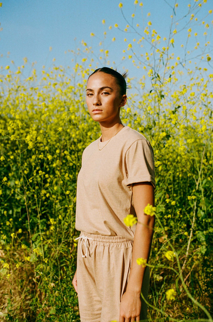 Women's Organic Heirloom Brown Jogger Pants