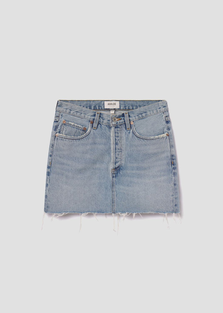 V-Waist Mini Skirt in Force