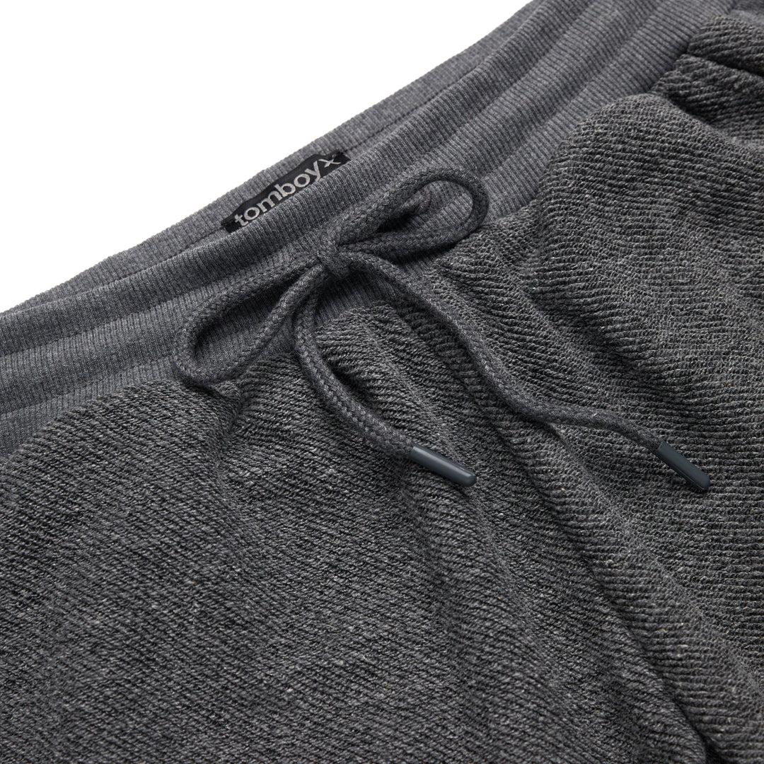 Inside Out French Terry Jogger - Heather Grey