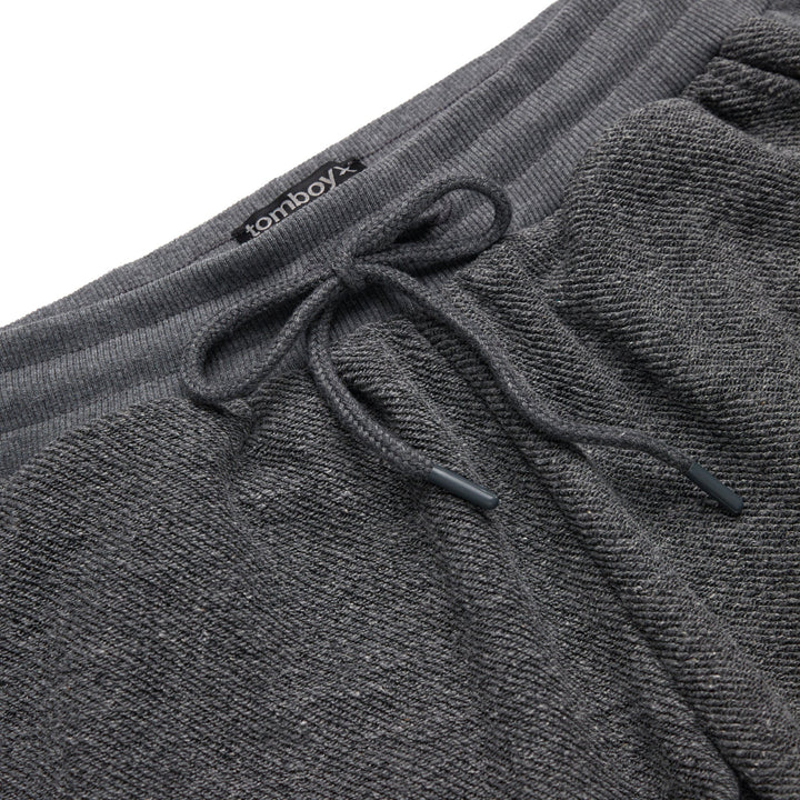 Inside Out French Terry Jogger - Heather Grey