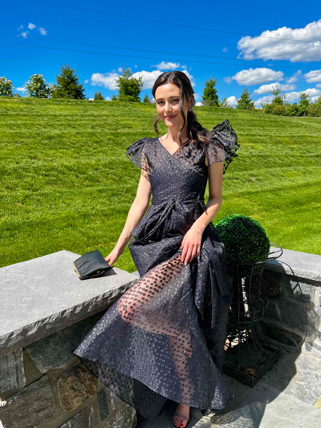 Hiwot, maxi wrap dress