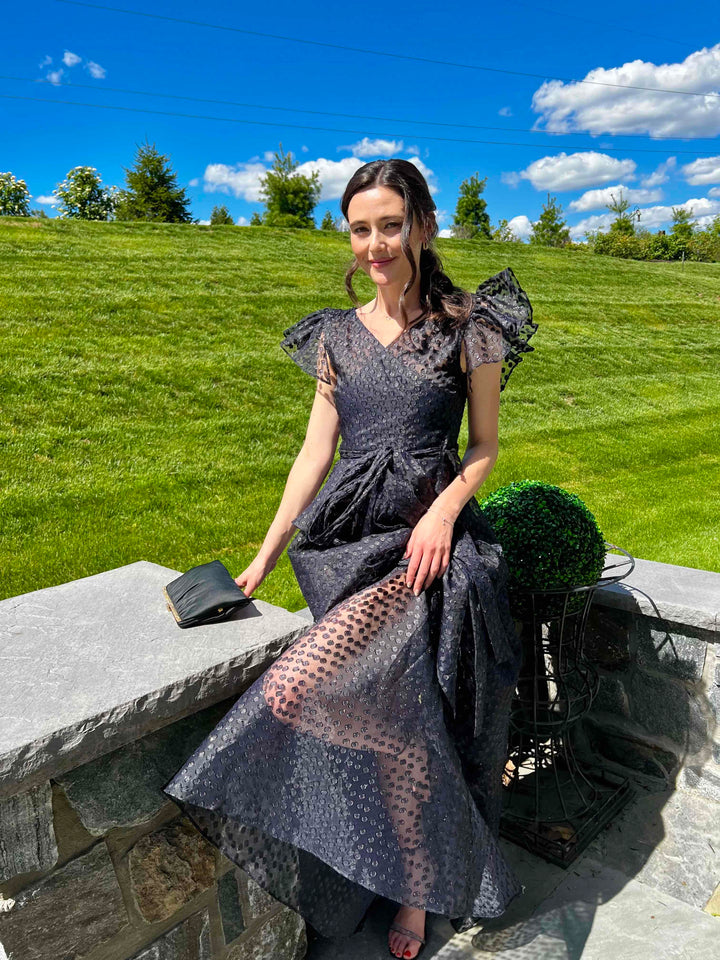 Hiwot, maxi wrap dress