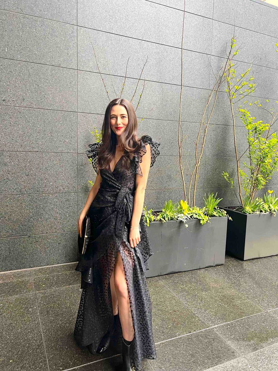 Hiwot, maxi wrap dress