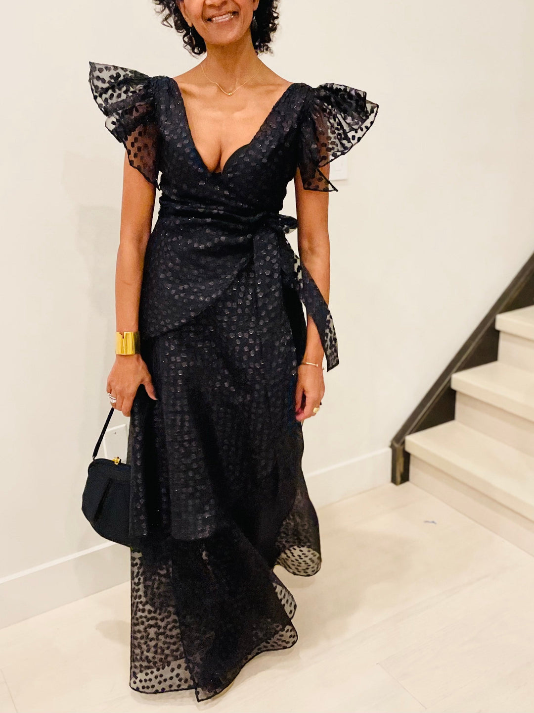 Hiwot, maxi wrap dress