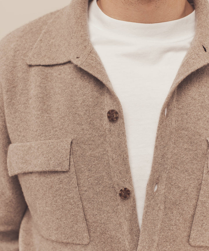 Signature Cashmere Field Shirt Jacket