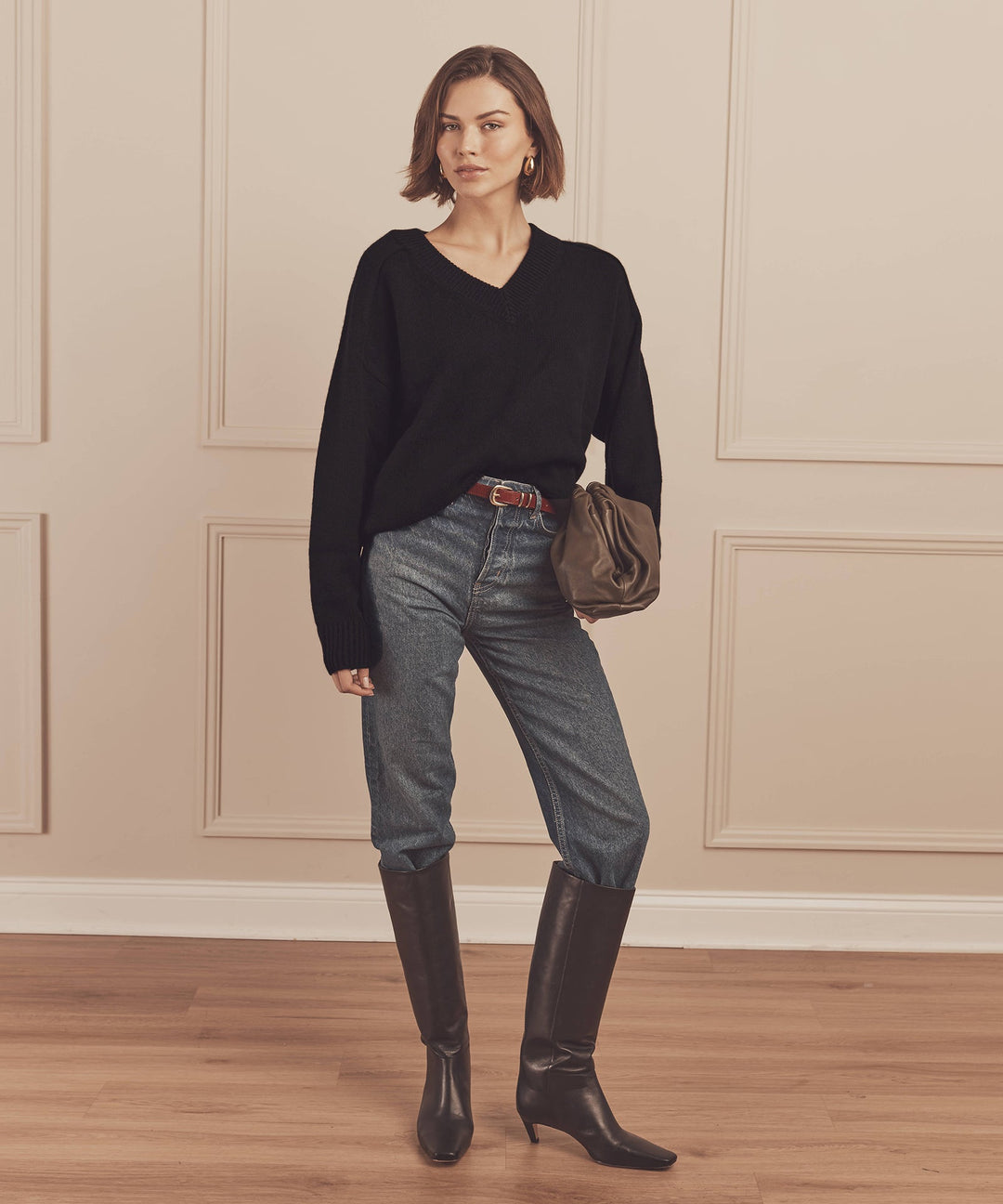 Super Luxe Cashmere V-Neck Sweater
