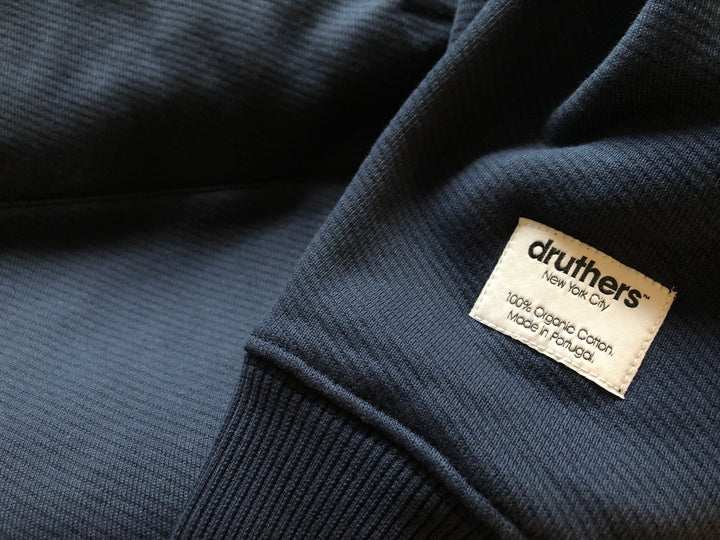 Organic Cotton 685 GSM French Terry Hooded Sweatshirt - Summer Fig