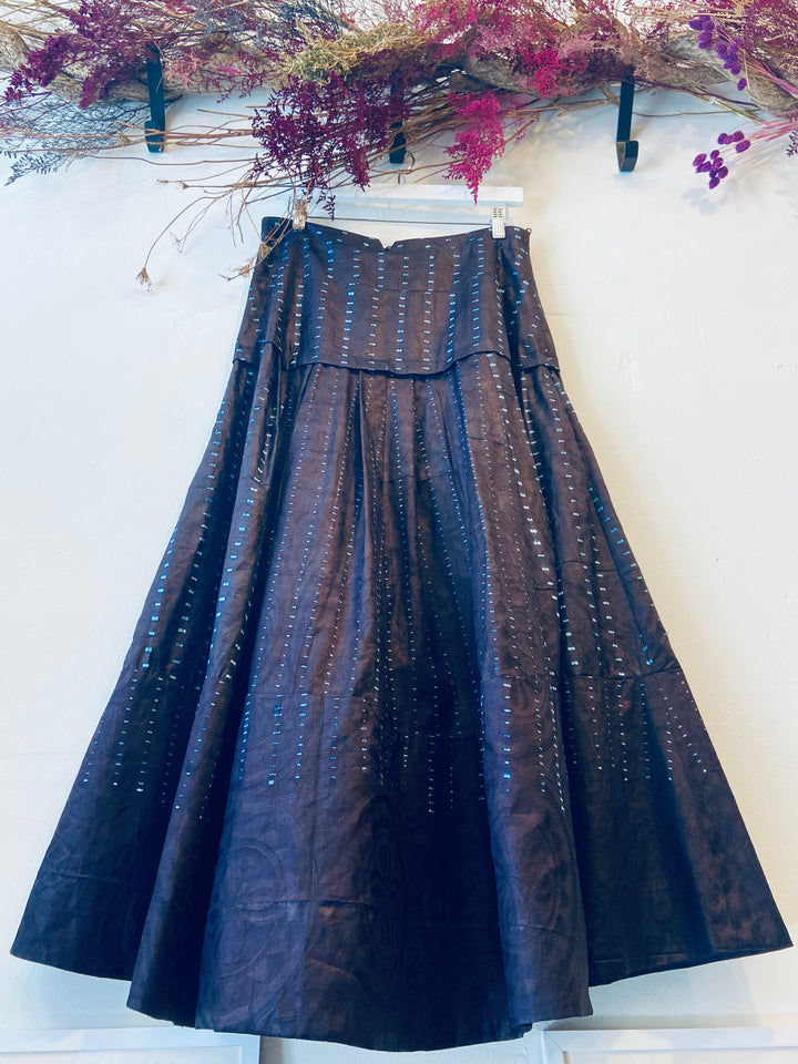 Seble indigo skirt