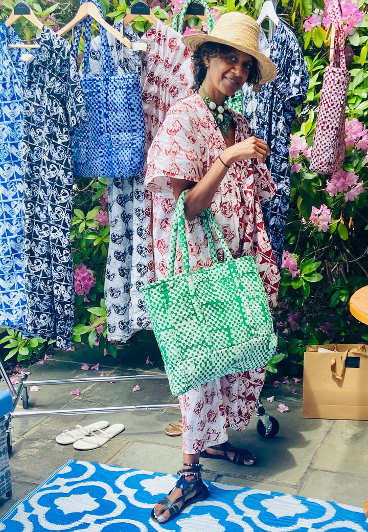 Labadi Reversible padded Tote