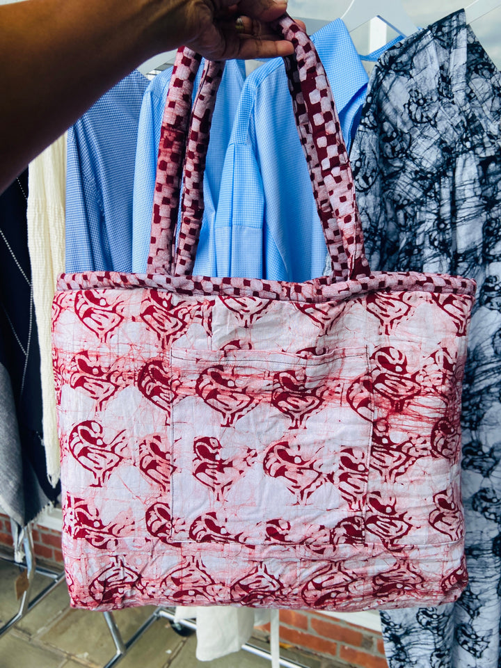 Labadi Reversible padded Tote