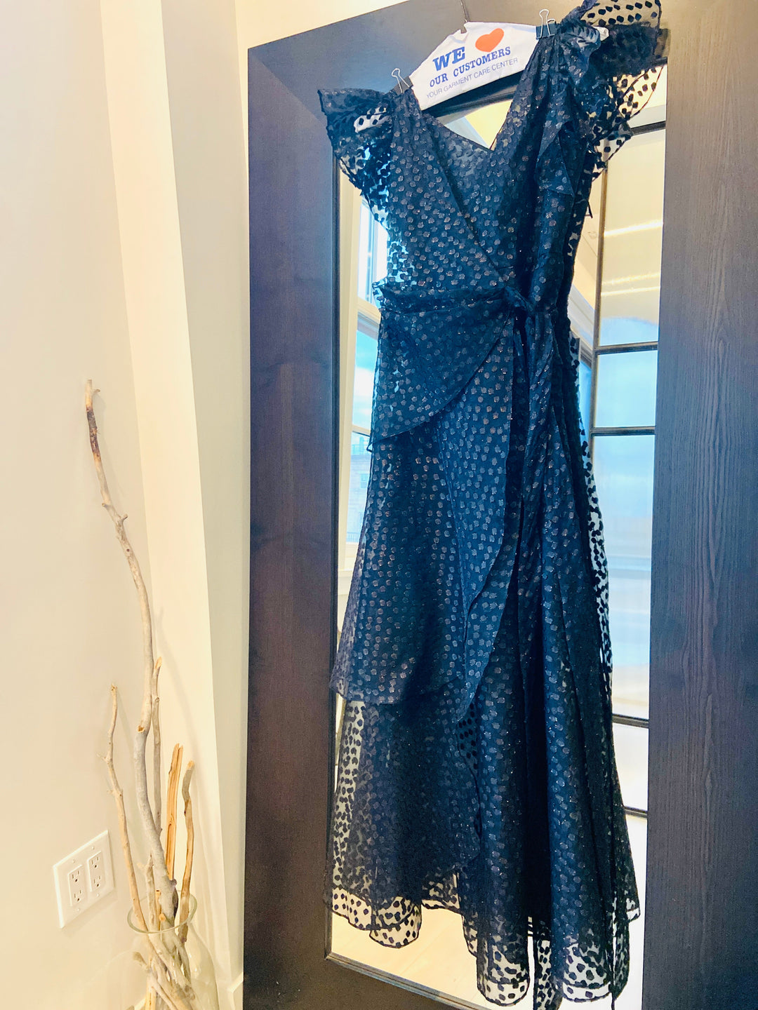 Hiwot, maxi wrap dress