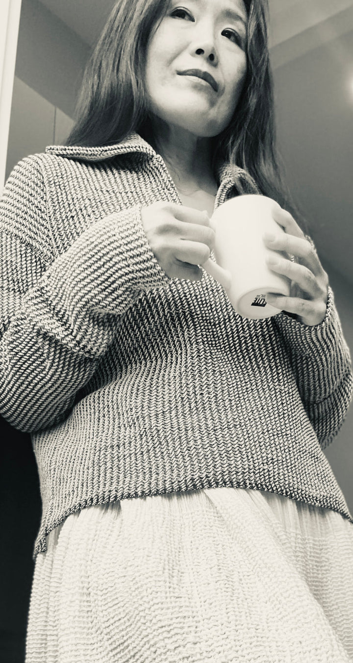 Yared, polo neck pullover