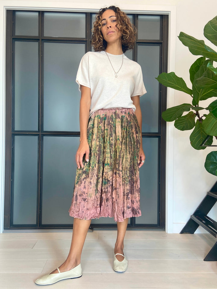 Mante Silk Skirt