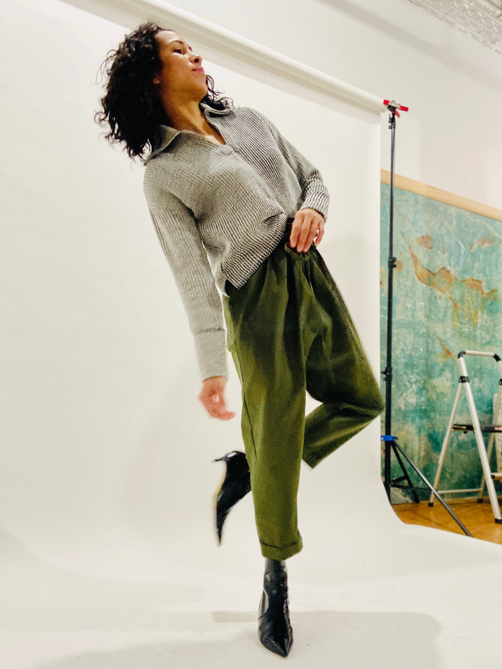 Yared, polo neck pullover