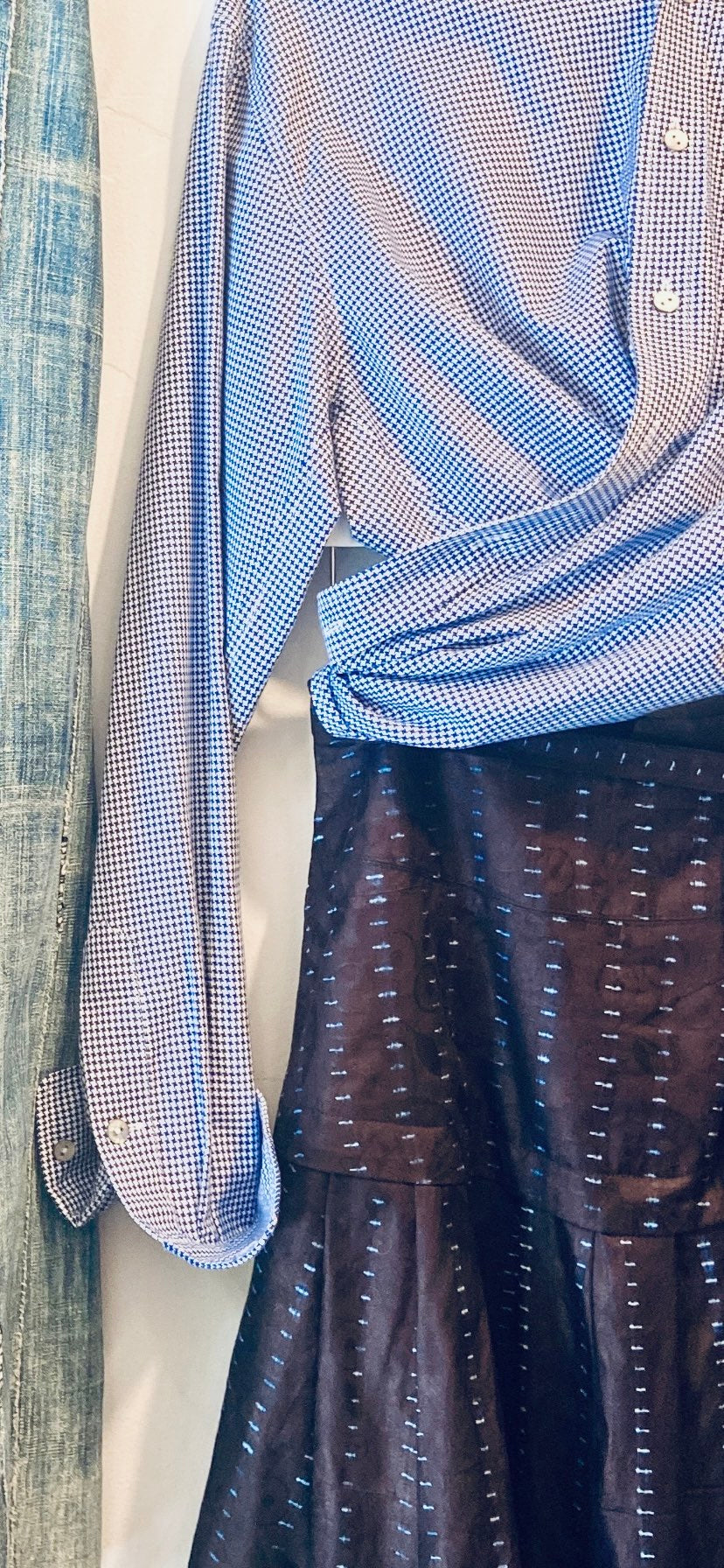 Seble indigo skirt