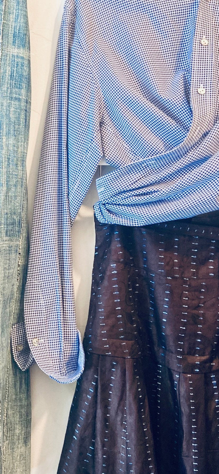 Seble indigo skirt