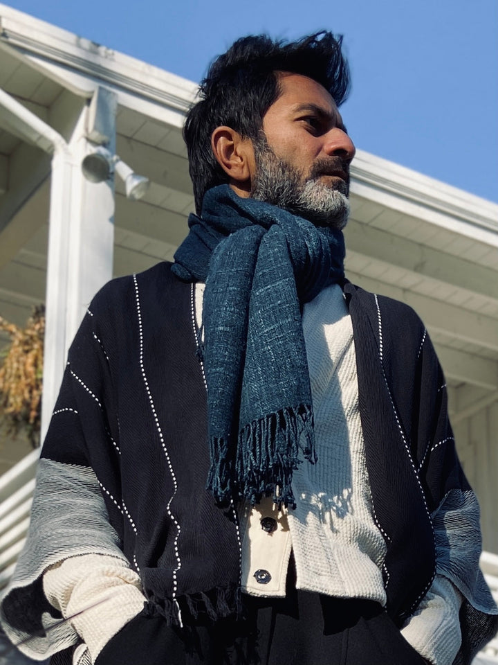 Saba, handloomed Silk scarf