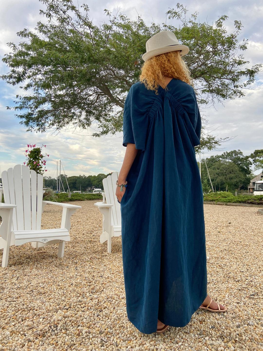 Nefas drapey dress