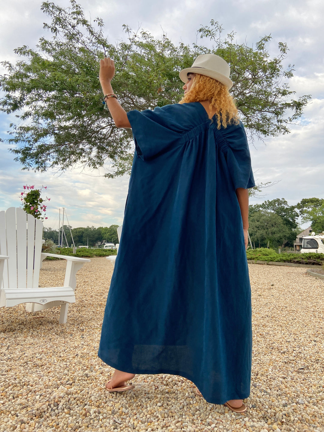 Nefas drapey dress