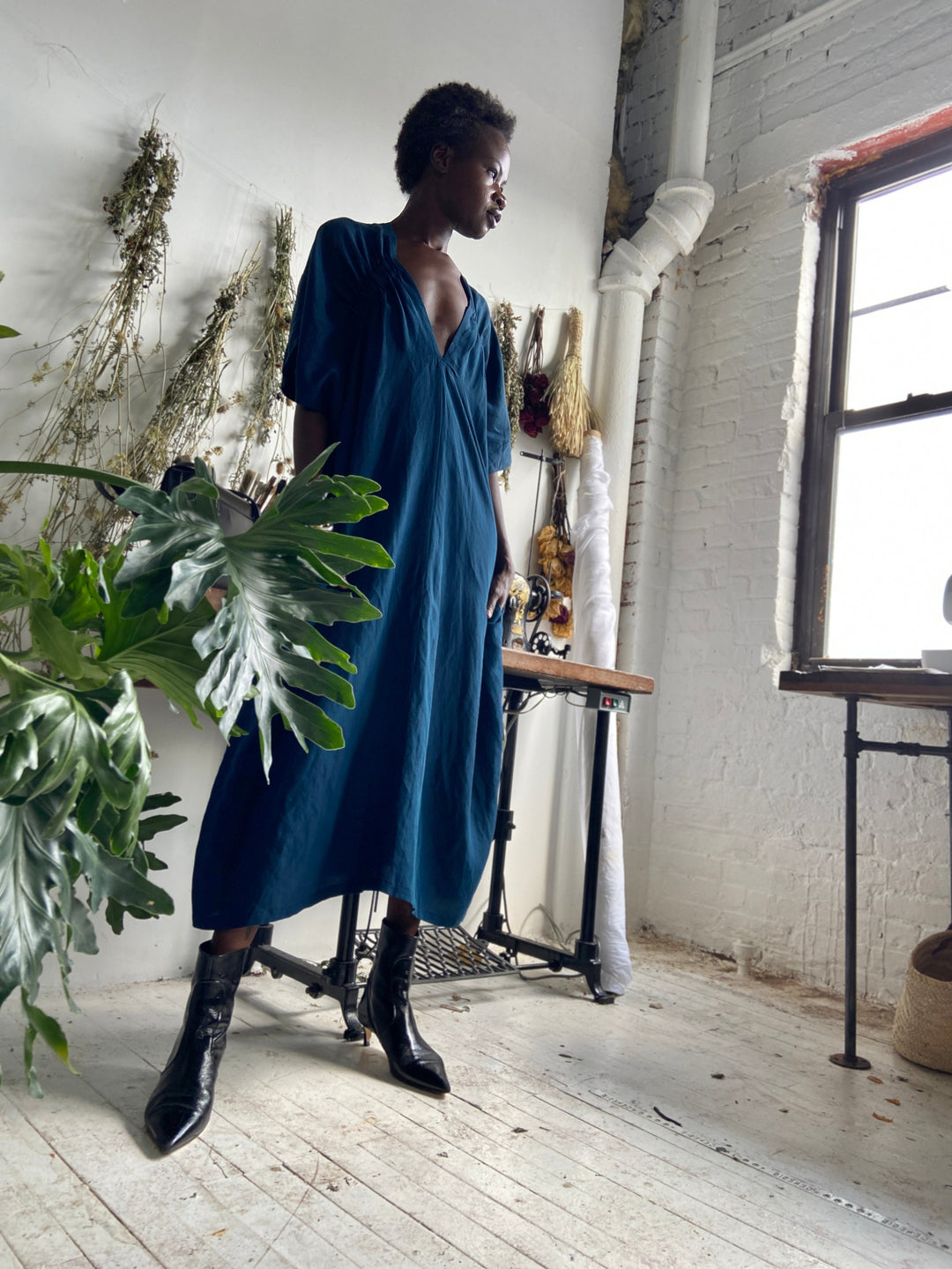 Nefas drapey dress