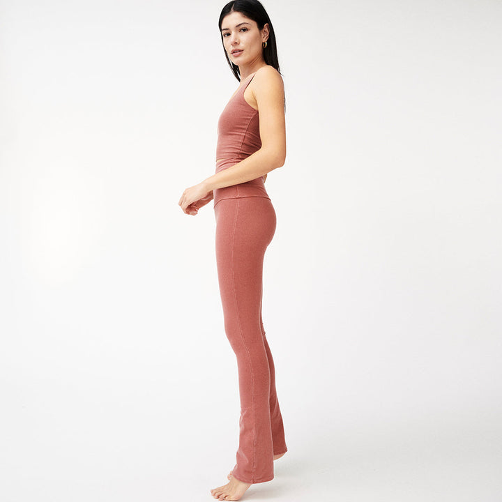 High-Waist Mini-Flared Legging