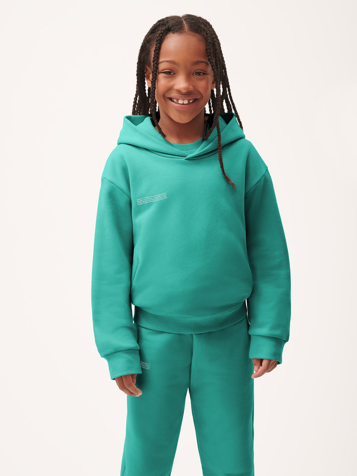 Kids' 365 Midweight Hoodie—Malachite Green