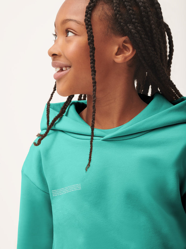 Kids' 365 Midweight Hoodie—Malachite Green