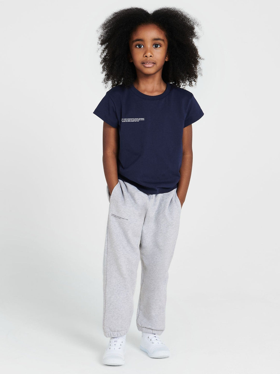Kids' 365 Midweight T-shirt—navy blue