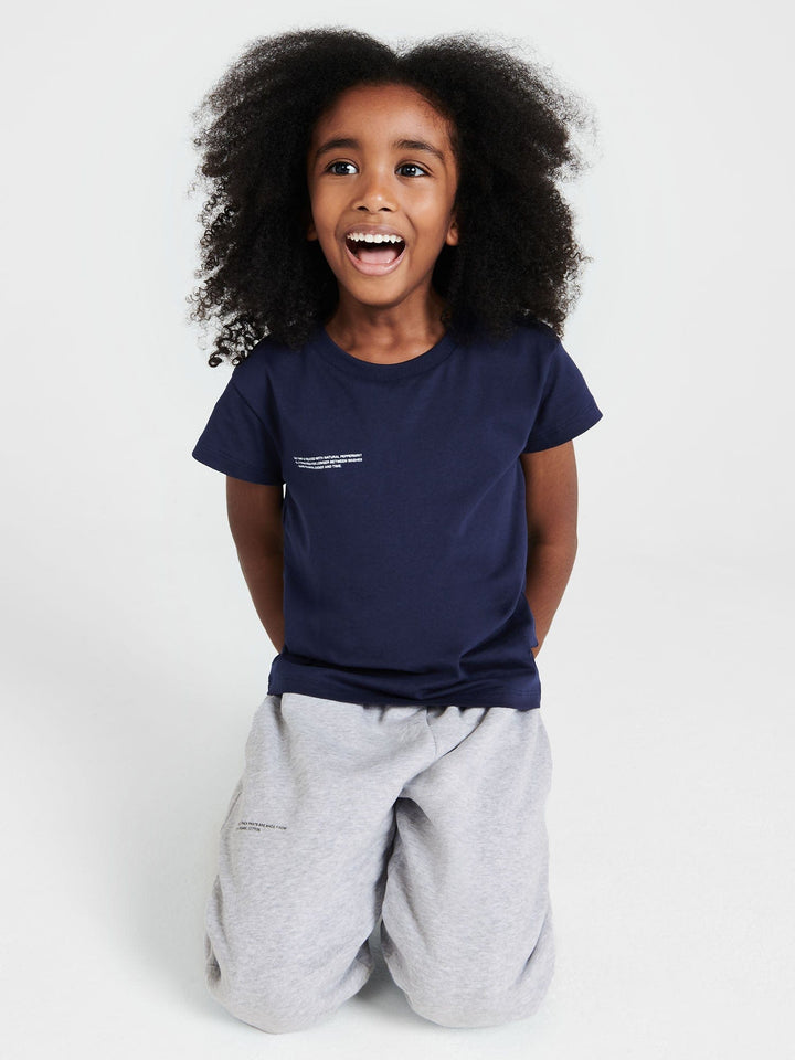 Kids' 365 Midweight T-shirt—navy blue