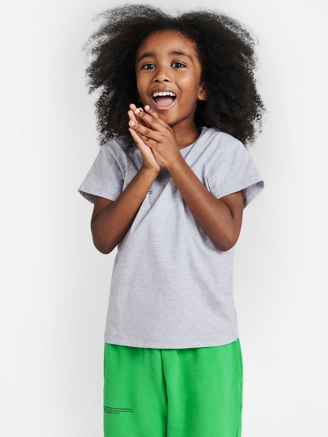 Kids' 365 Midweight T-shirt—grey marl