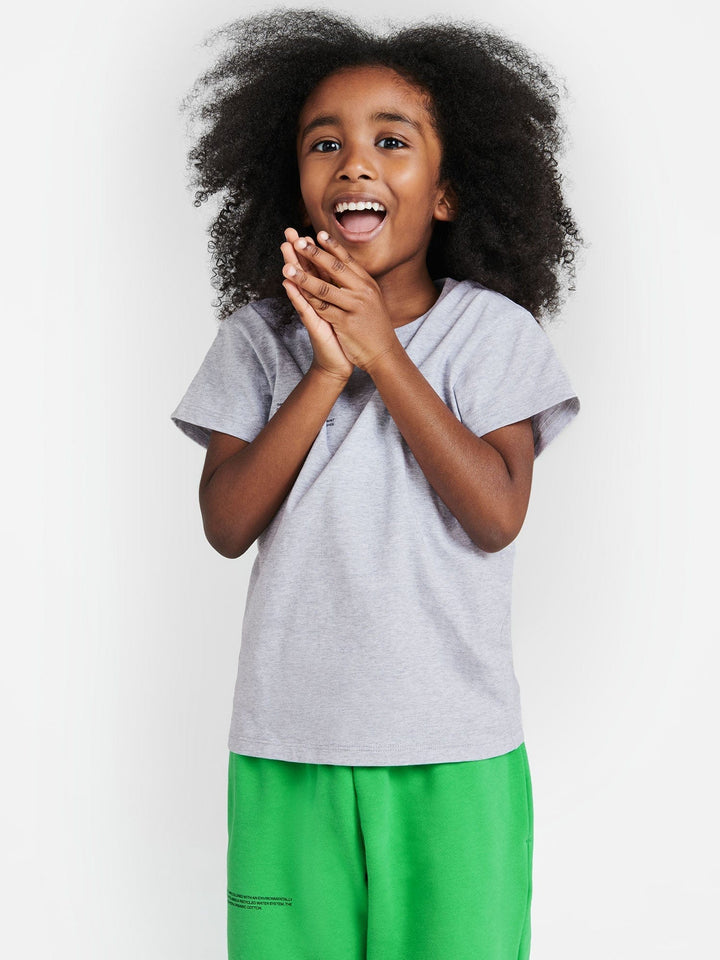 Kids' 365 Midweight T-shirt—grey marl