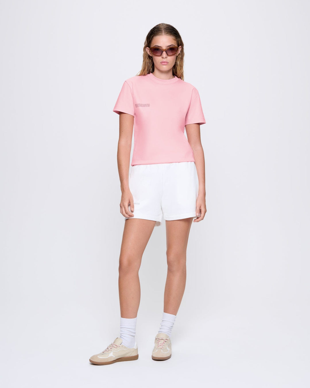 Womens Interlock T-Shirt—Sakura Pink