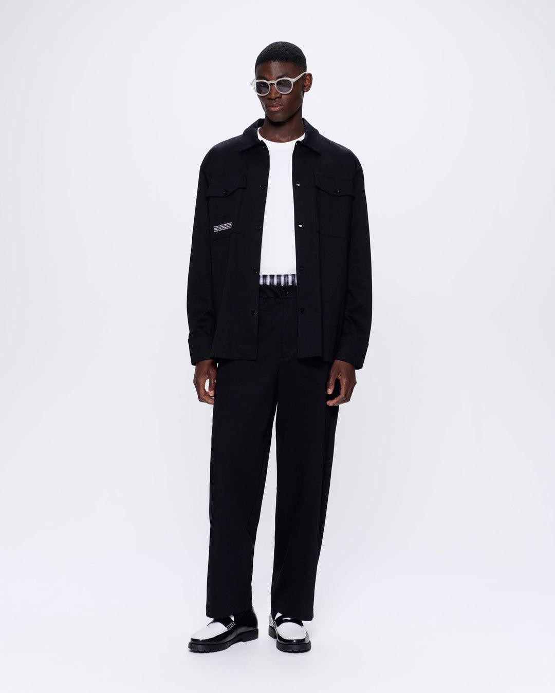 Mens Interlock Trouser—Black