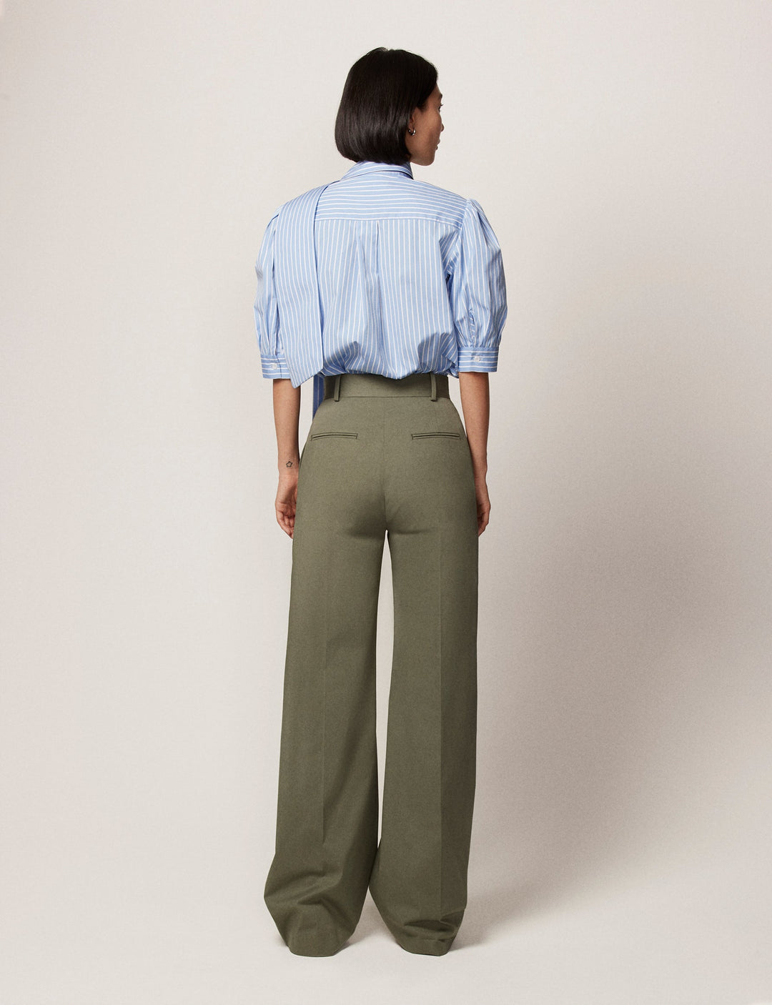 Short Sleeve Exaggerated Bow Blouse - Resale